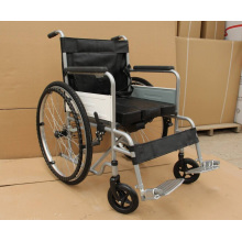 PL - 804D polvo barato sillas de ruedas estructura de acero más grueso de capa